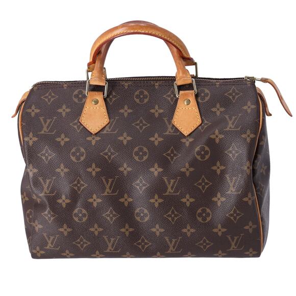 Louis Vuitton Speedy 30 Monogram Duffle Handbag M41526 Canvas - Picture 1 of 8